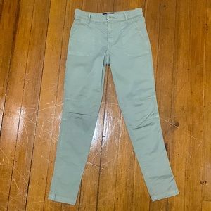 Lucky Brand “the Cargo” green/grey pants, size 00/24